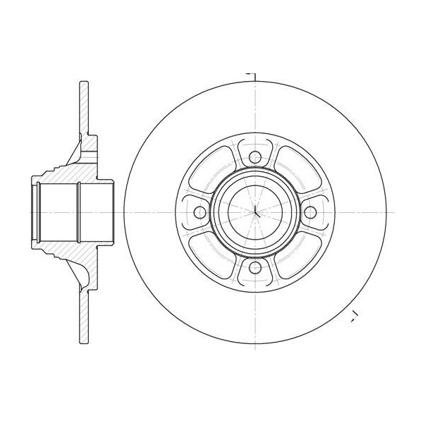 PAIR BRK DISCS R RENAULT 90-09 image