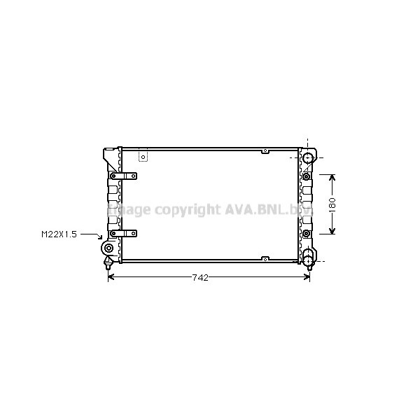 RADIATOR SEAT TOLEDO 91-99 image