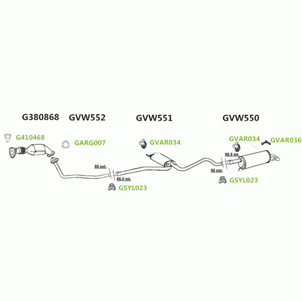 GT Exhausts Exhaust System image