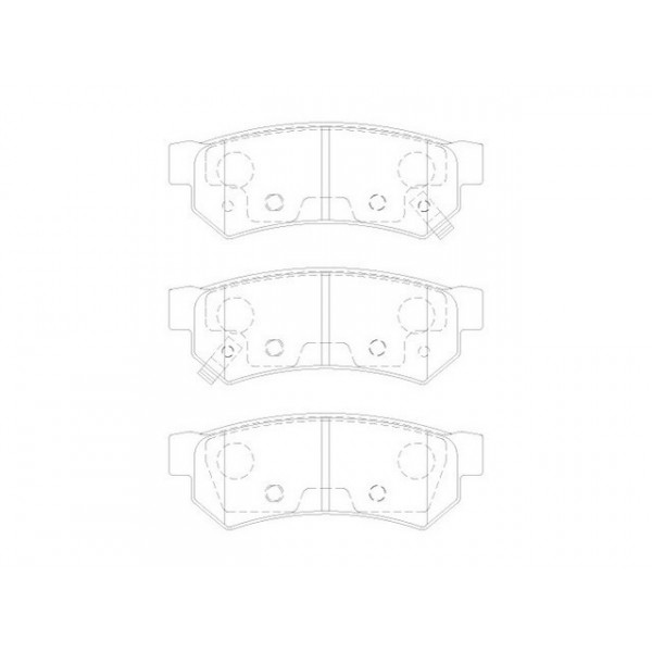 Brake Pad Set - Disc Brake Chevrolet 10-20 image