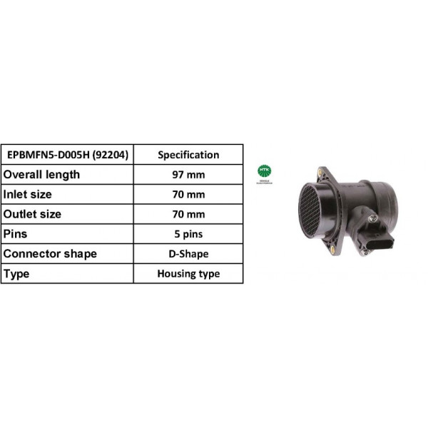NTK Air Flow Sensor image