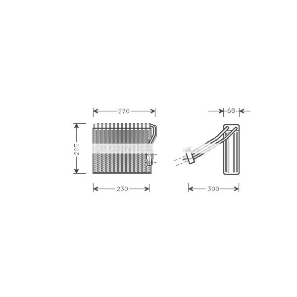 AC EVAP MERC A140 A160 A170 A190 98-05 image