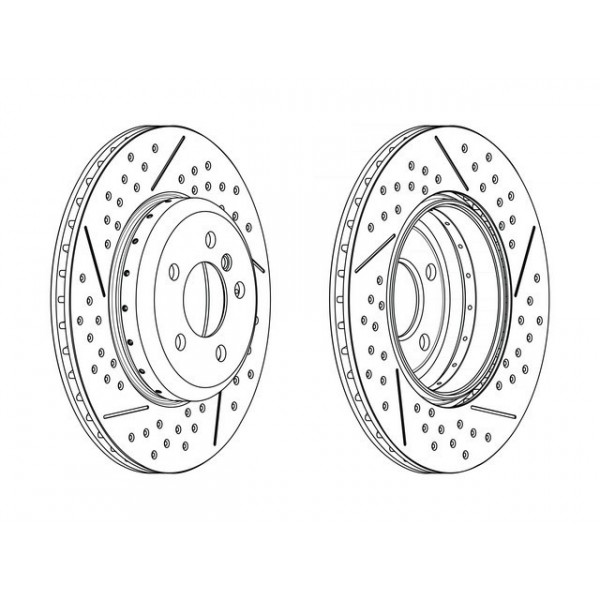 SGL BRK DISC R BMW 3 SER 12-17 image