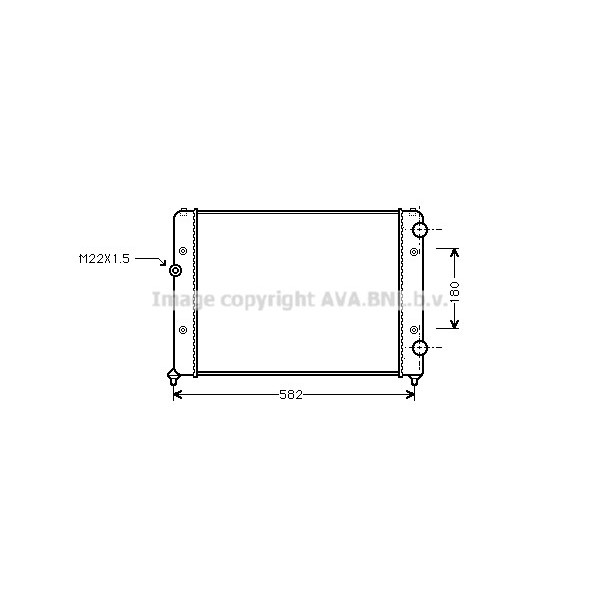 RADIATOR VW 88-97 image