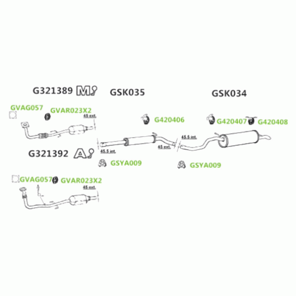 GT Exhausts Exhaust System image