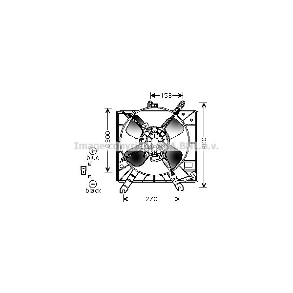 CLG FAN MAZD 121 91-95 image