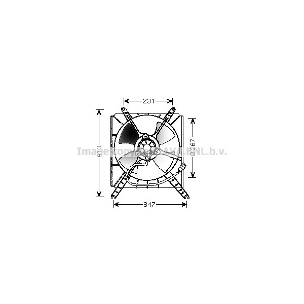 COOLING FAN SUZU SWIFT 95-03 image
