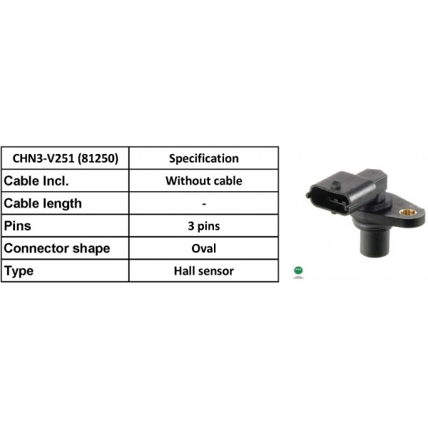CAMSHAFT SENSOR VAUX ASTRA VECTRA ZAFIRA 05-14 image