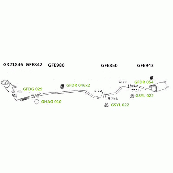 GT Exhausts Exhaust System image