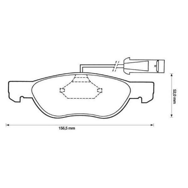 BRK PAD SET FT ALFA ROMEO FIAT 89-12 image