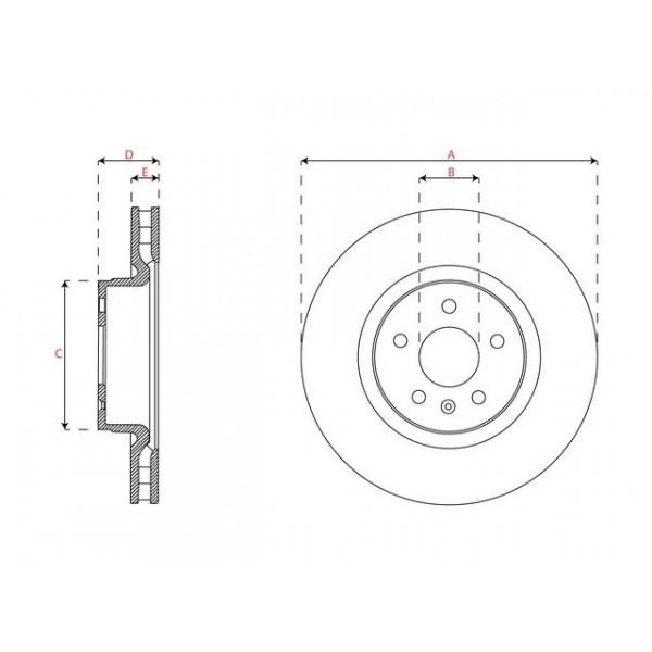 Brake Disc Tesla 12-16 image