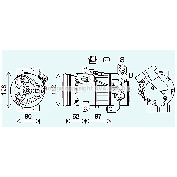 CMPRSSR RENA CLIO 13-19 image