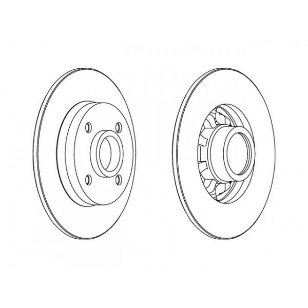 PR BRK DISC R CITR C4 PEUG 308 07-14 image