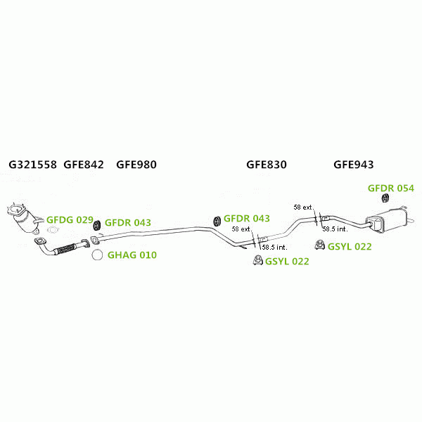 GT Exhausts Exhaust System image