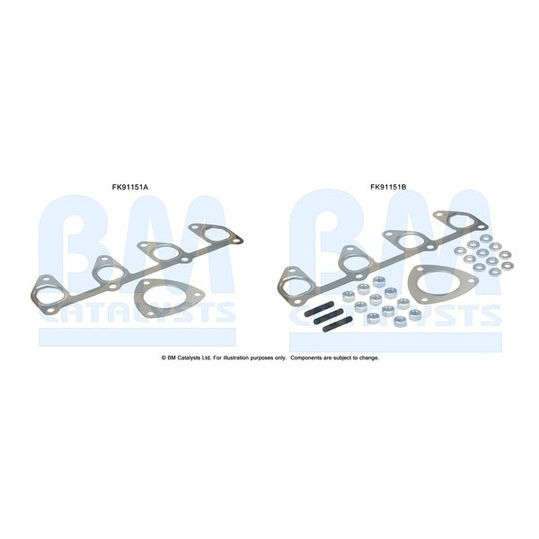 BM Catalysts Fitting Kit-Catalyst (Front) image
