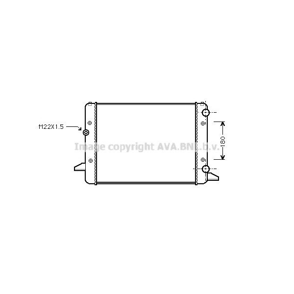 RADIATOR VW 88-97 image