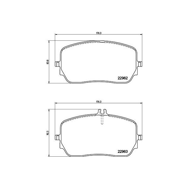 Brake Pad Set - Disc Brake Mercedes 18-23 image