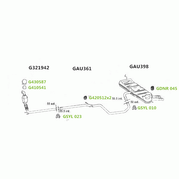 GT Exhausts Exhaust System image