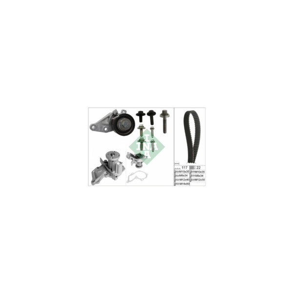 INA Timing Belt-Water Pump Kit image