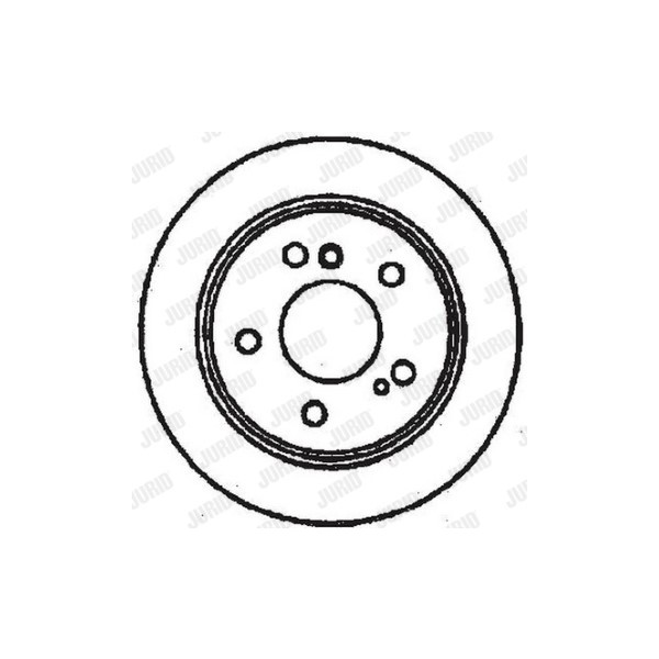 SINGLE BRK DISC R MERC C CLASS 93-00 image