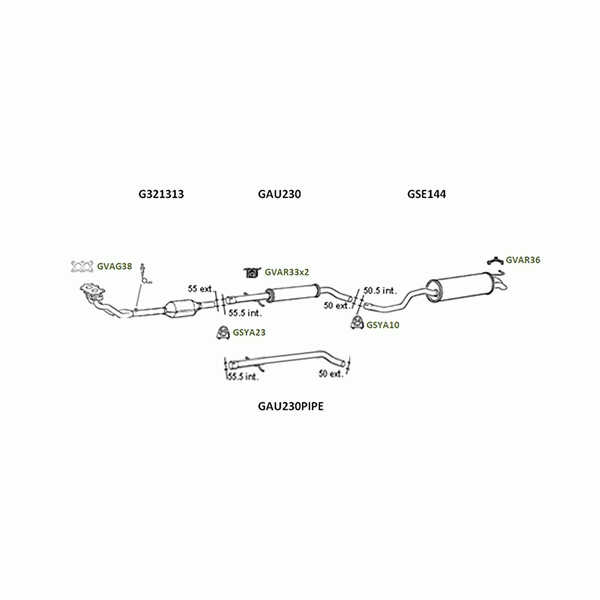 GT Exhausts Exhaust System image