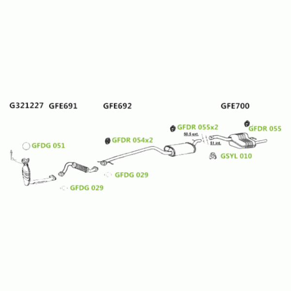 GT Exhausts Exhaust System image