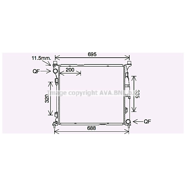 RAD MERC GL63 AMG GLS63 ML63 12-22 image