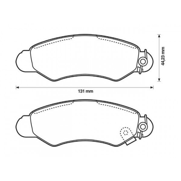 BRK PAD SET FT SUBARU SUZUKI 89-11 image