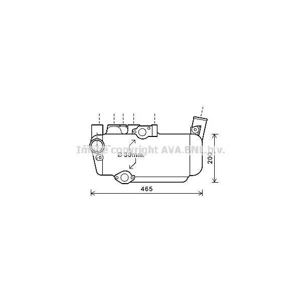 OIL COOLER 95 XF 95380 02- image
