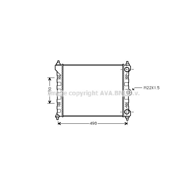 RADIATOR VW 85-94 image