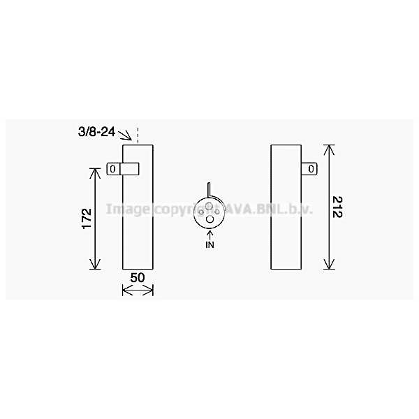 REC DRYER KIA CARENS 02-07 image