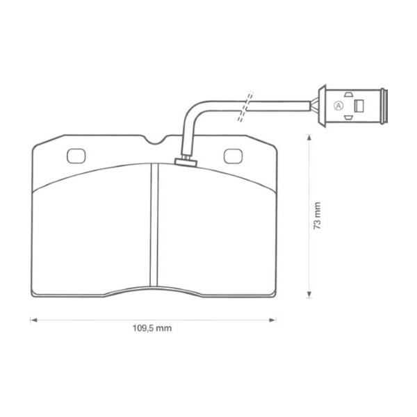 BRK PAD SET FT IVECO 89-98 image