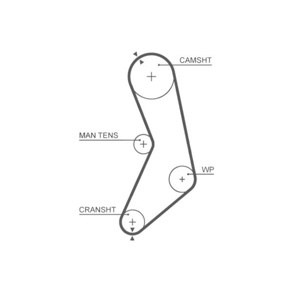 GATES TIMING BELT KIT NISS 10 88-92 image