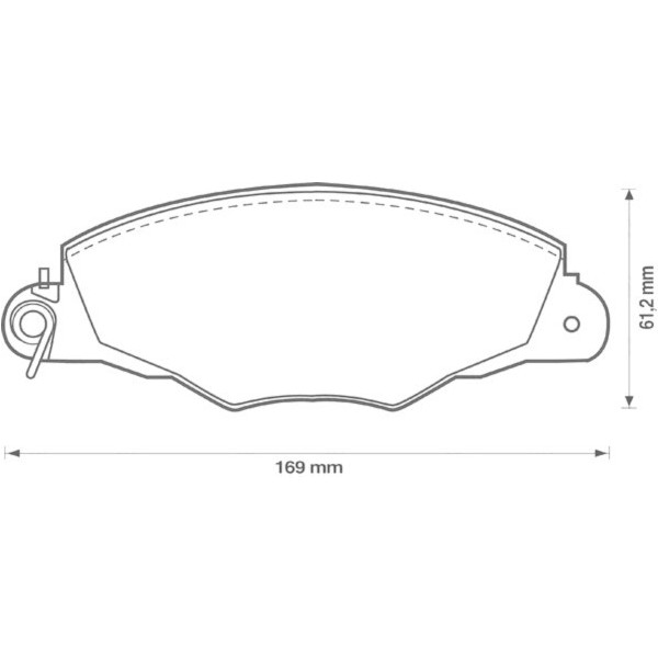 BRK PAD SET FT CITRO?N 94-03 image