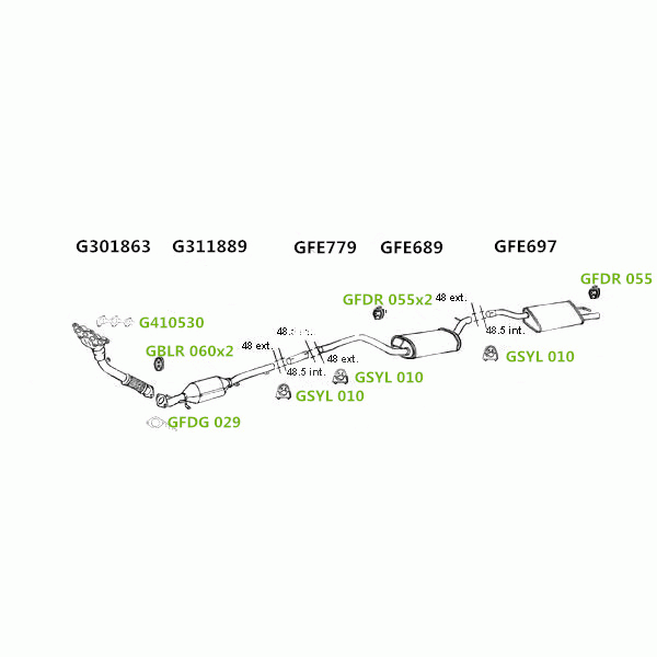 GT Exhausts Exhaust System image