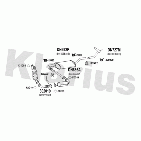 Klarius Exhaust System image