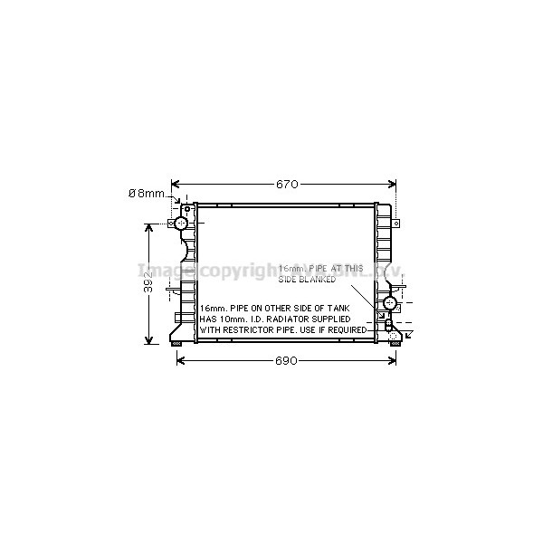 RADIATOR LROVER 98-16 image