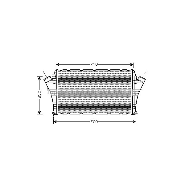 INTERCOOLER SAAB 43711 9 3X 07-12 image