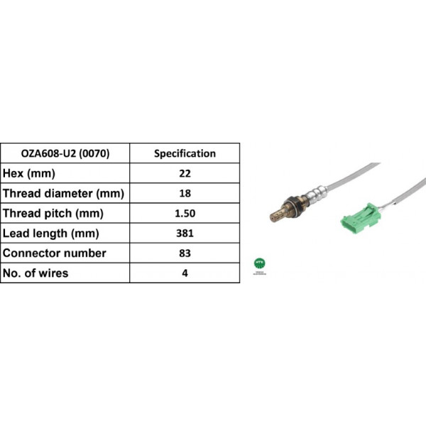NTK Lambda Sensor (Front) image
