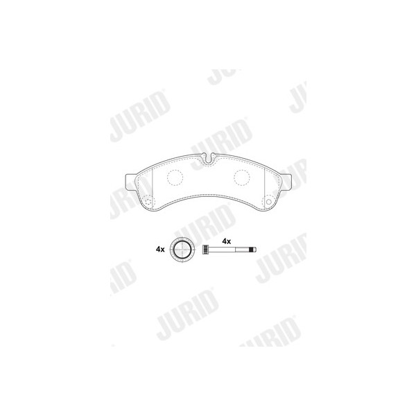 BRK PAD R IVEC DAILY 06-25 image