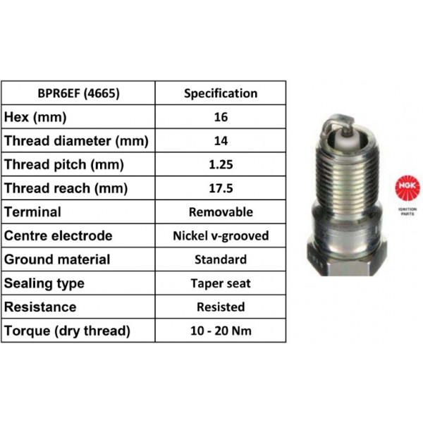 Spark Plug Ford Lancia Renault Volvo 76-99 image