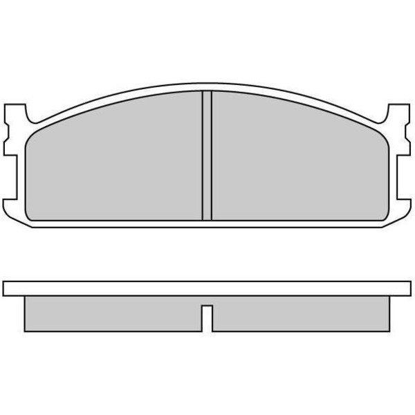 BRK PADS FT VAUXHALL MIDI BEDFORD 85-97 image