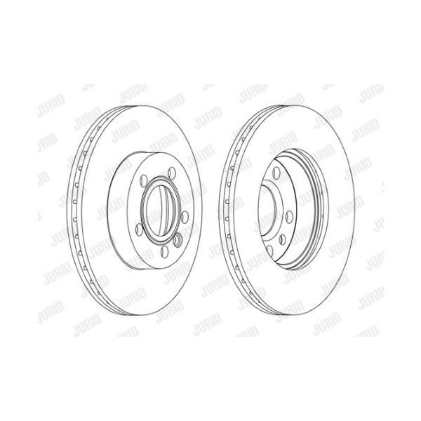 SINGLE BRK DISC FT VW CARAVELLE TRANSPORTER 95-03 image