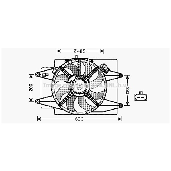 CLG FAN ALFA 147 GT 03-11 image