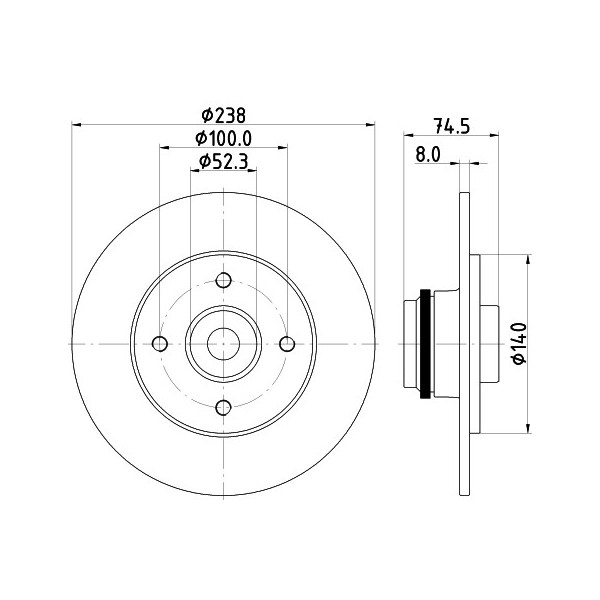 Brake Disc Renault 98-09 image