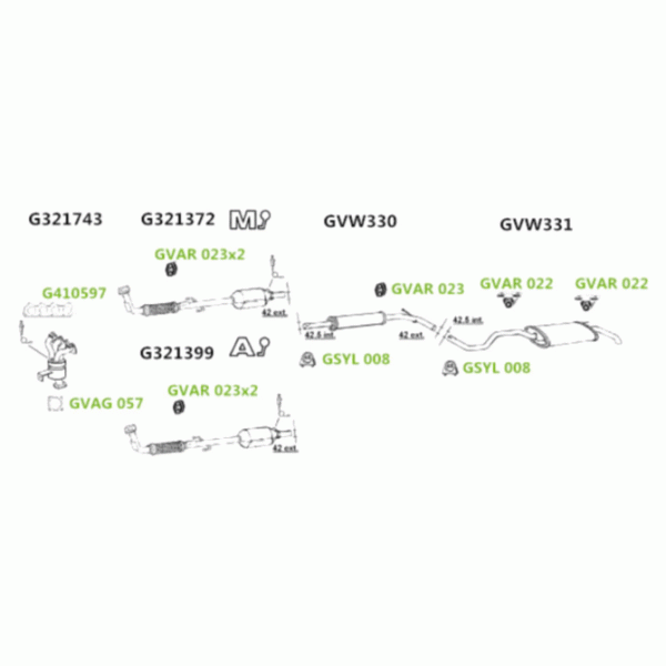 GT Exhausts Exhaust System image
