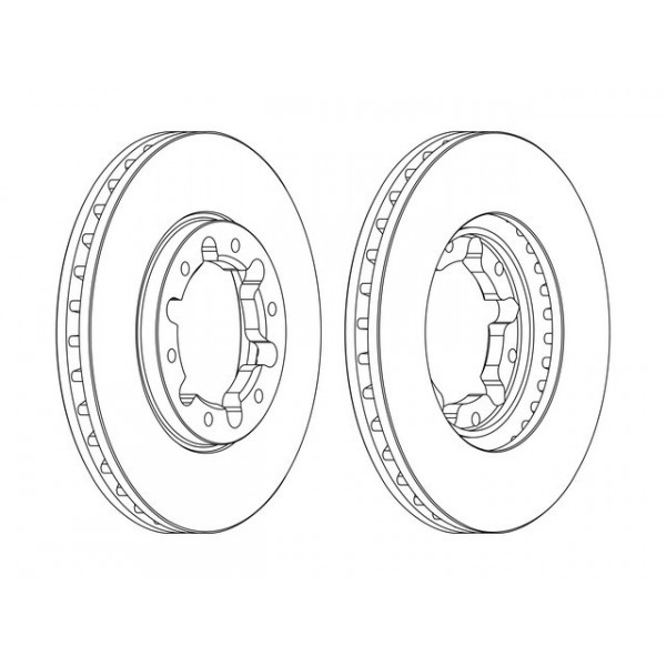 SGL BRK DISC FT NISS PATROL 98-10 image
