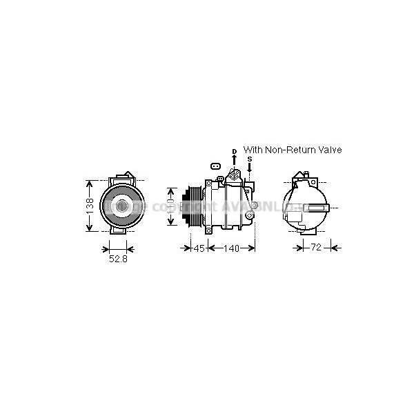 CMPRSSR MERC E500 09-12 image