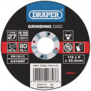 Image for Draper 26823 - Grinding Disc with Depressed Centre Bore 115 x 6 x 22.2mm