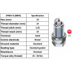 Image for NGK Spark Plug 8894 / ZFR6V-G to suit Chevrolet and Vauxhall